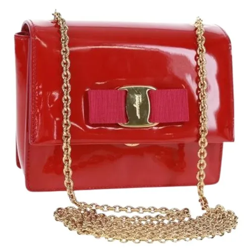 Pre-owned > Pre-owned Bags > Pre-owned Cross Body Bags - - Salvatore Ferragamo Pre-owned - Modalova