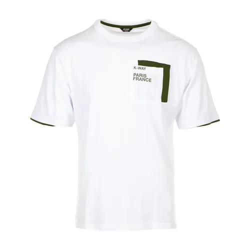 K-Way - Tops > T-Shirts - White - K-Way - Modalova