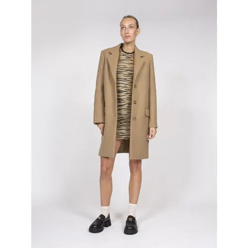 Coats > Single-Breasted Coats - - Moschino - Modalova