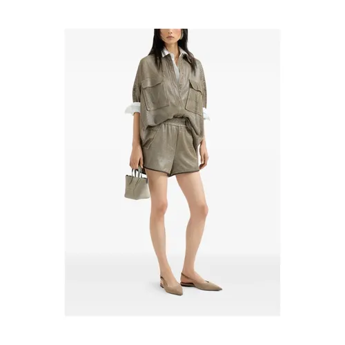 Shorts > Short Shorts - - Brunello Cucinelli - Modalova