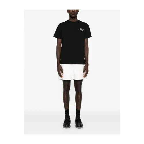 A.p.c. - Tops > T-Shirts - Black - A.p.c. - Modalova