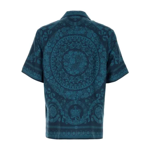 Shirts > Short Sleeve Shirts - - Versace - Modalova