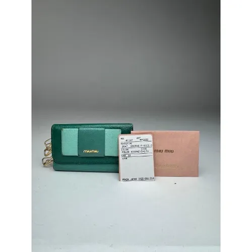 Pre-owned > Pre-owned Accessories > Pre-owned Wallets - - Miu Miu Pre-owned - Modalova
