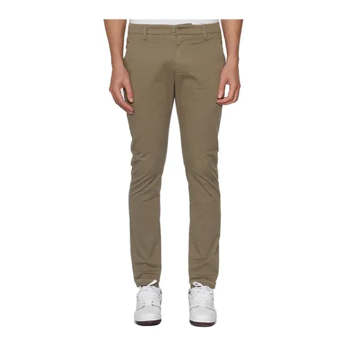 Dondup - Trousers > Chinos - Gray - Dondup - Modalova
