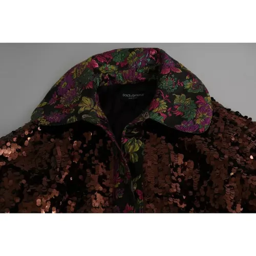Coats > Single-Breasted Coats - - Dolce & Gabbana - Modalova