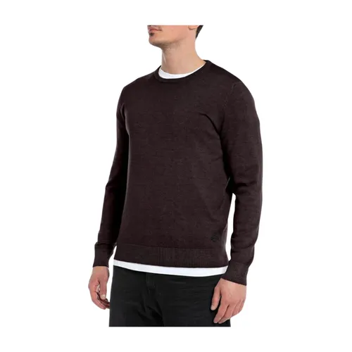 Knitwear > Round-neck Knitwear - - Replay - Modalova