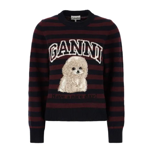 Knitwear > Round-neck Knitwear - - Ganni - Modalova