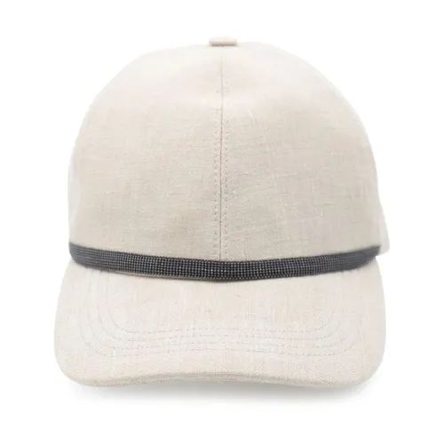 Accessories > Hats > Caps - - Brunello Cucinelli - Modalova