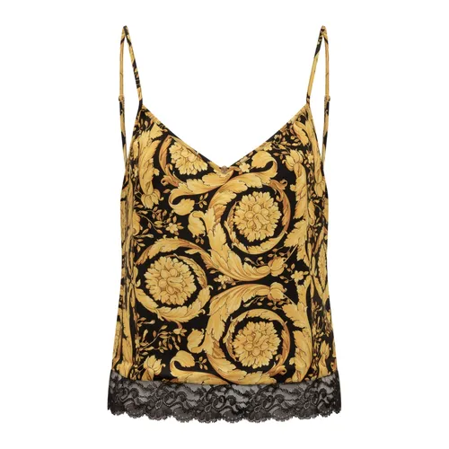 Tops > Sleeveless Tops - - Versace - Modalova