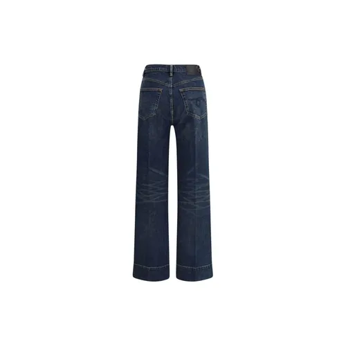 R13 - Jeans > Wide Jeans - Blue - R13 - Modalova