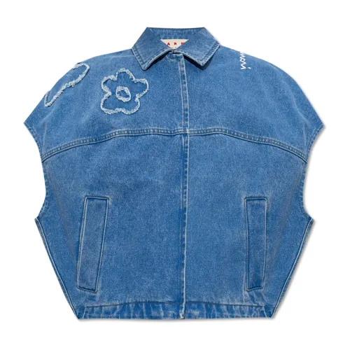 Marni - Jackets > Vests - Blue - Marni - Modalova