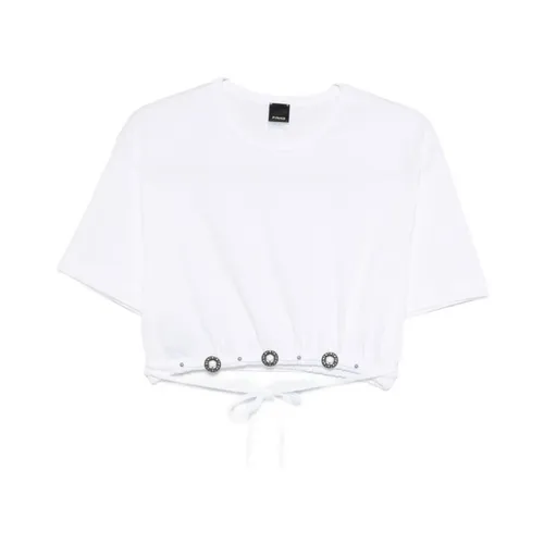 Pinko - Tops > T-Shirts - White - Pinko - Modalova
