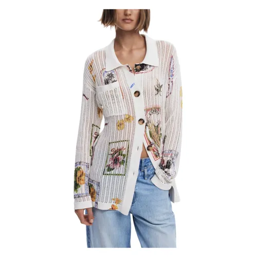 Knitwear > Cardigans - - Desigual - Modalova