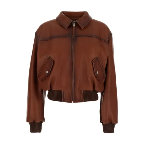 Jackets > Leather Jackets - - Acne Studios - Modalova