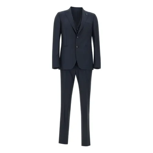 Suits > Suit Sets > Single Breasted Suits - - Tagliatore - Modalova