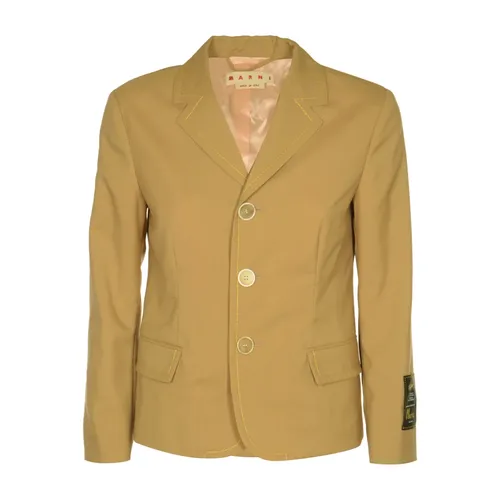 Marni - Jackets > Blazers - Brown - Marni - Modalova