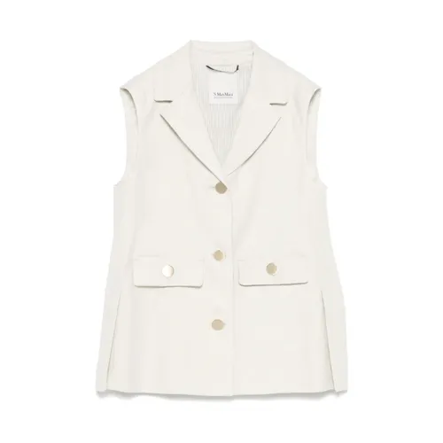 Max Mara - Jackets > Vests - Gray - Max Mara - Modalova