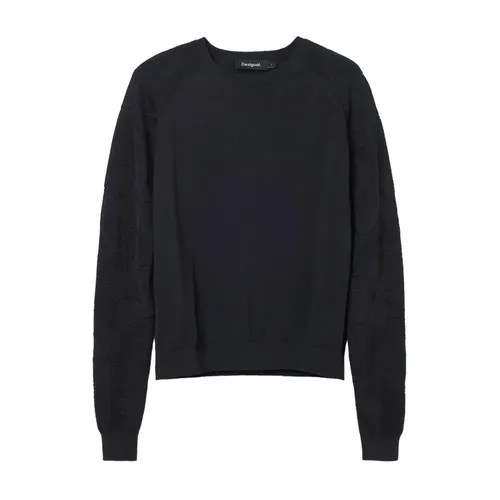 Knitwear > Round-neck Knitwear - - Desigual - Modalova