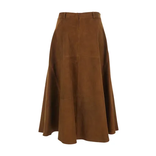 Skirts > Leather Skirts - - Semicouture - Modalova
