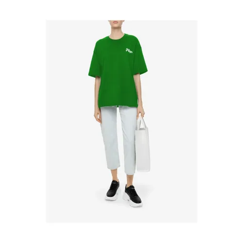 Msgm - Tops > T-Shirts - Green - Msgm - Modalova