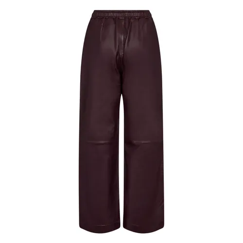 Trousers > Leather Trousers - - Co'Couture - Modalova