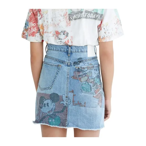 Skirts > Denim Skirts - - Desigual - Modalova