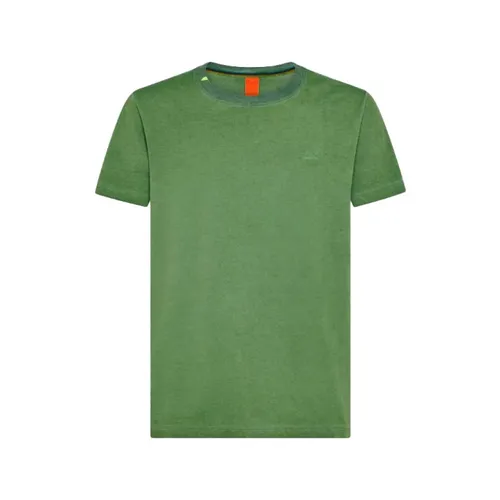 Sun68 - Tops > T-Shirts - Green - Sun68 - Modalova