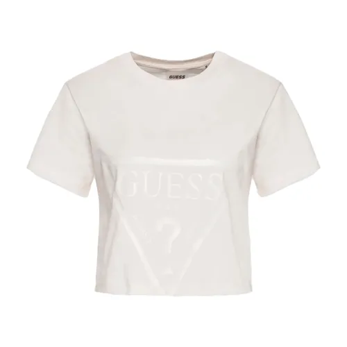 Guess - Tops > T-Shirts - Beige - Guess - Modalova