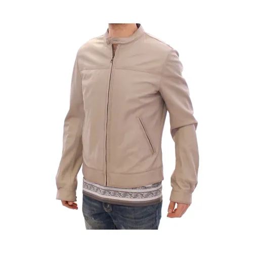 Jackets > Leather Jackets - - Dolce & Gabbana - Modalova