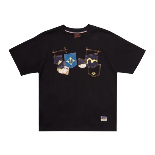 Evisu - Tops > T-Shirts - Black - Evisu - Modalova