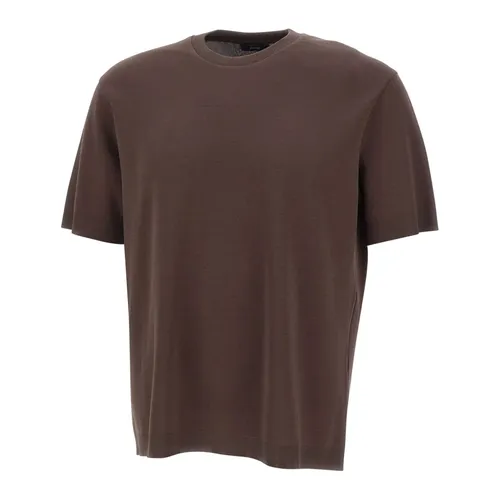 Herno - Tops > T-Shirts - Brown - Herno - Modalova