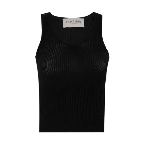 Tops > Sleeveless Tops - - Ermanno Scervino - Modalova