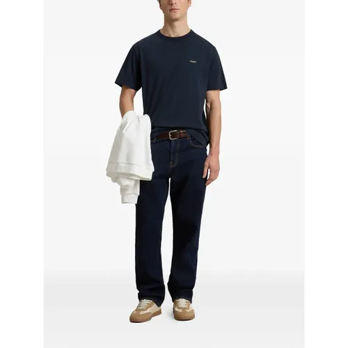Woolrich - Tops > T-Shirts - Blue - Woolrich - Modalova