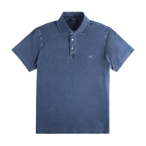 Fay - Tops > Polo Shirts - Blue - Fay - Modalova