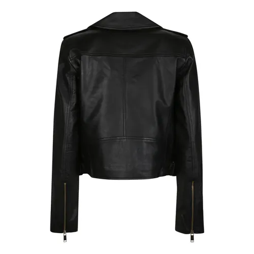 Jackets > Leather Jackets - - Michael Kors - Modalova