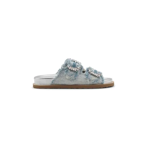 Shoes > Flip Flops & Sliders > Sliders - - Coral Blue - Modalova