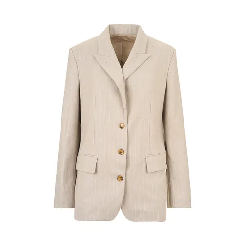 H2O - Jackets > Blazers - Beige - H2O - Modalova