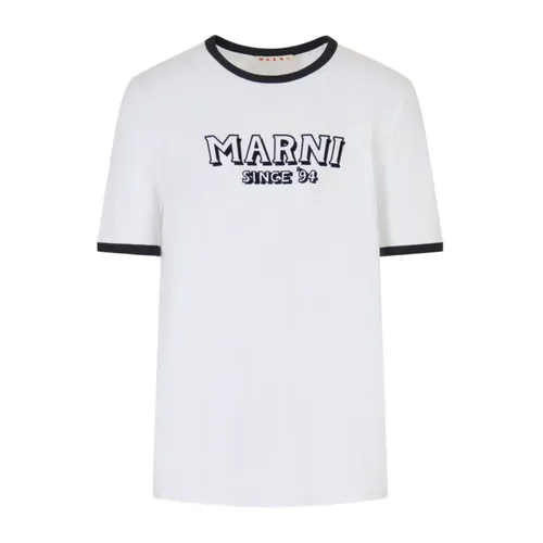 Marni - Tops > T-Shirts - White - Marni - Modalova