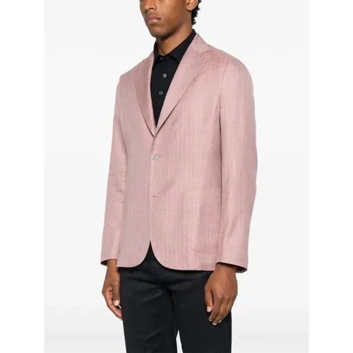 Barba - Jackets > Blazers - Pink - Barba - Modalova