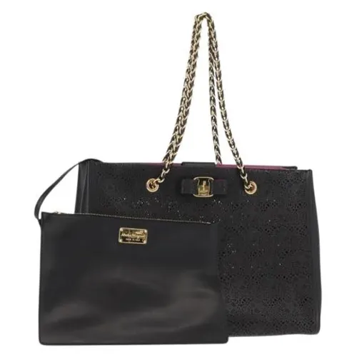 Pre-owned > Pre-owned Bags > Pre-owned Shoulder Bags - - Salvatore Ferragamo Pre-owned - Modalova
