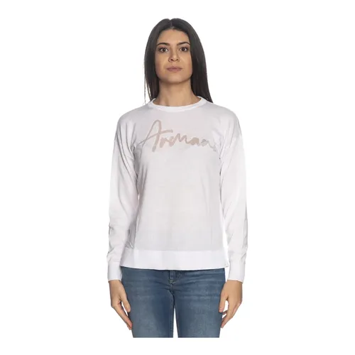 Knitwear > Round-neck Knitwear - - Armani Exchange - Modalova