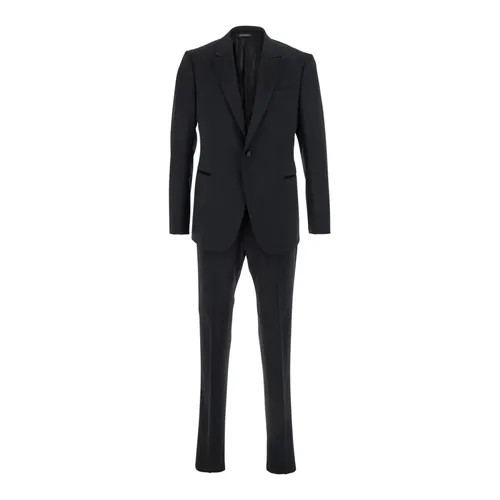 Suits > Suit Sets > Single Breasted Suits - - Emporio Armani - Modalova