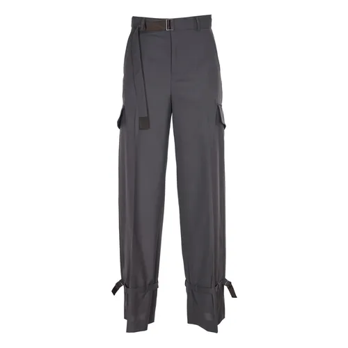 Trousers > Straight Trousers - - Sacai - Modalova