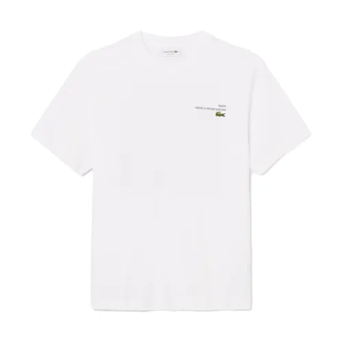 Lacoste - Tops > T-Shirts - White - Lacoste - Modalova