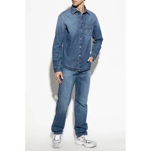Jeans > Straight Jeans - - Versace - Modalova