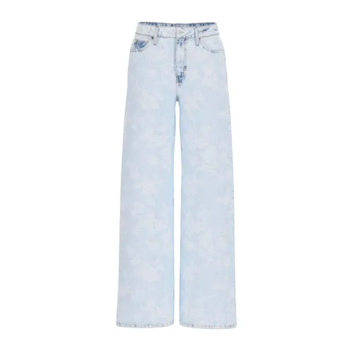 Guess - Jeans > Wide Jeans - Blue - Guess - Modalova