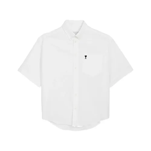 Shirts > Short Sleeve Shirts - - Ami Paris - Modalova