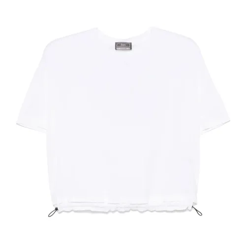 Herno - Tops > T-Shirts - White - Herno - Modalova