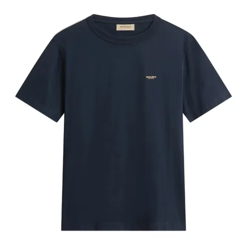 Woolrich - Tops > T-Shirts - Blue - Woolrich - Modalova