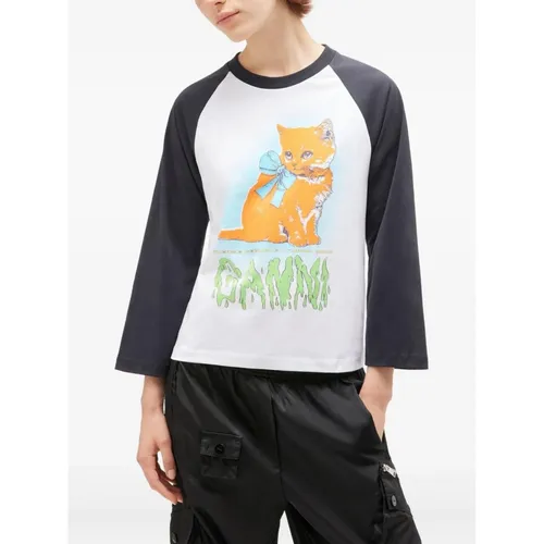 Tops > Long Sleeve Tops - - Ganni - Modalova